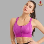 Front Zipper Sports Bra - Image 5