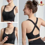 Front Zipper Sports Bra - Image 6
