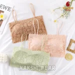 Seamless Lace Wire-Free Triangle Bra - Image 3