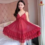 Luxury Lace Sheer Nightgown