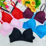 5 Pcs Solid Combo Bra Set - Image 3