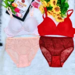 2 Pcs Bra 2 Pcs Penty Combo Set - Image 4